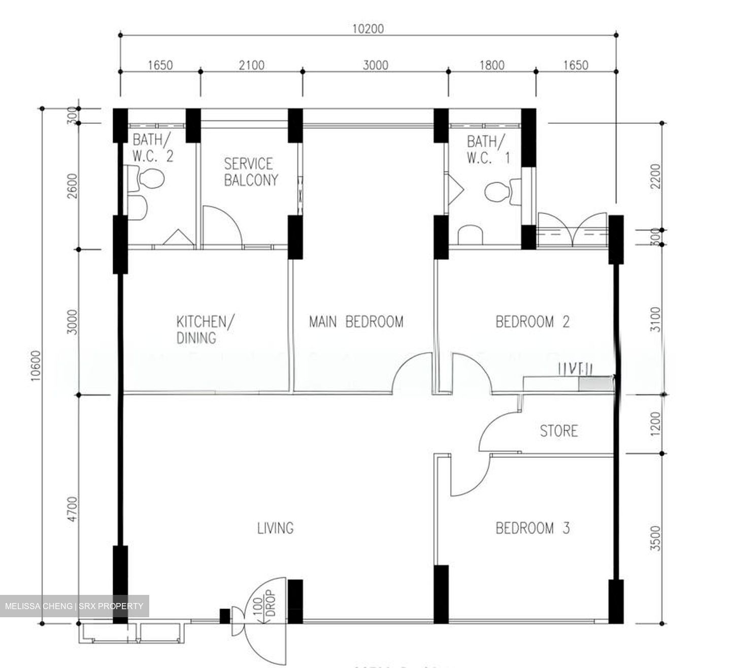 Blk 447 Choa Chu Kang Avenue 4 (Choa Chu Kang), HDB 4 Rooms #525620301